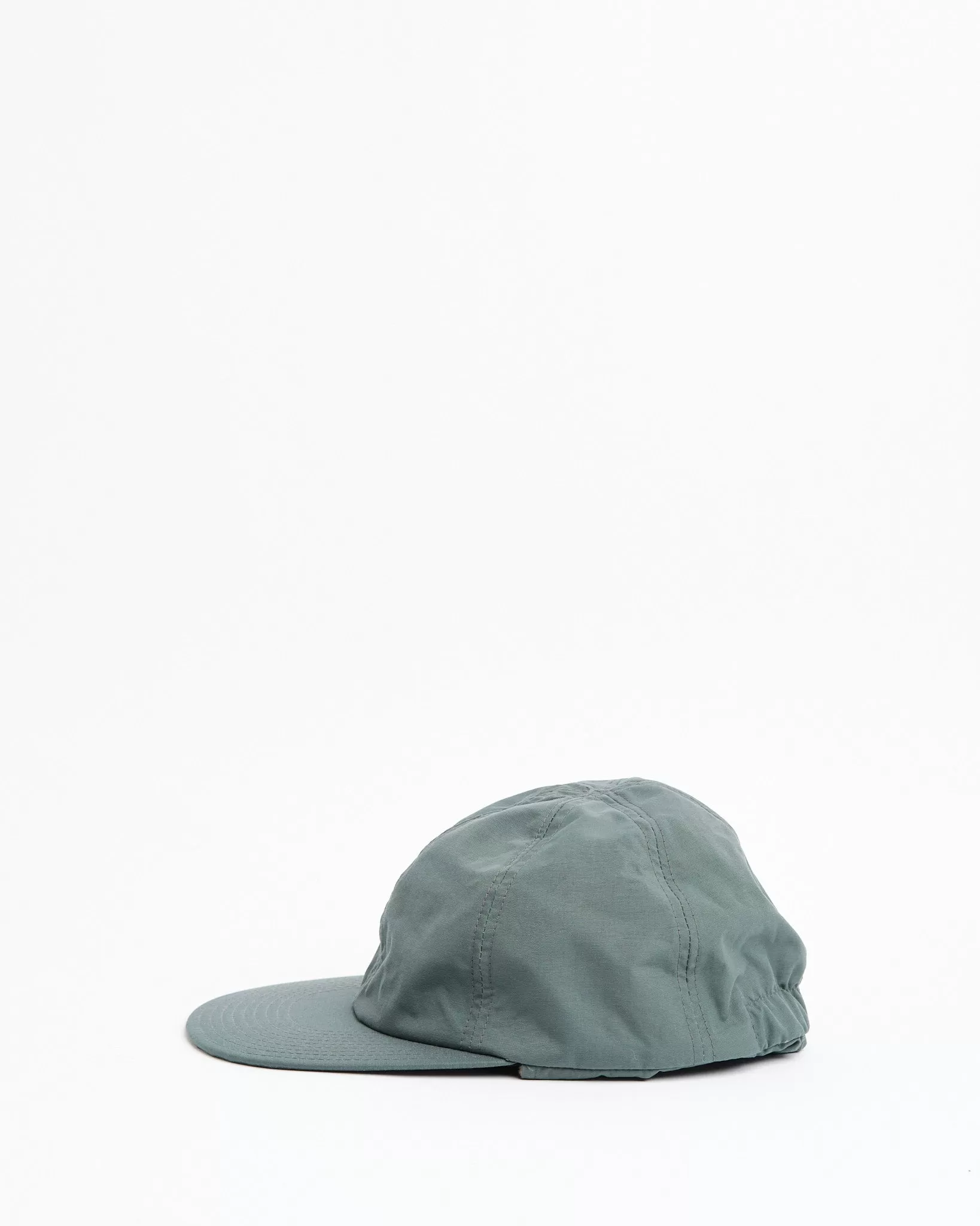 6 Panel Baseball Cap   Ear Flap, Char/Beige