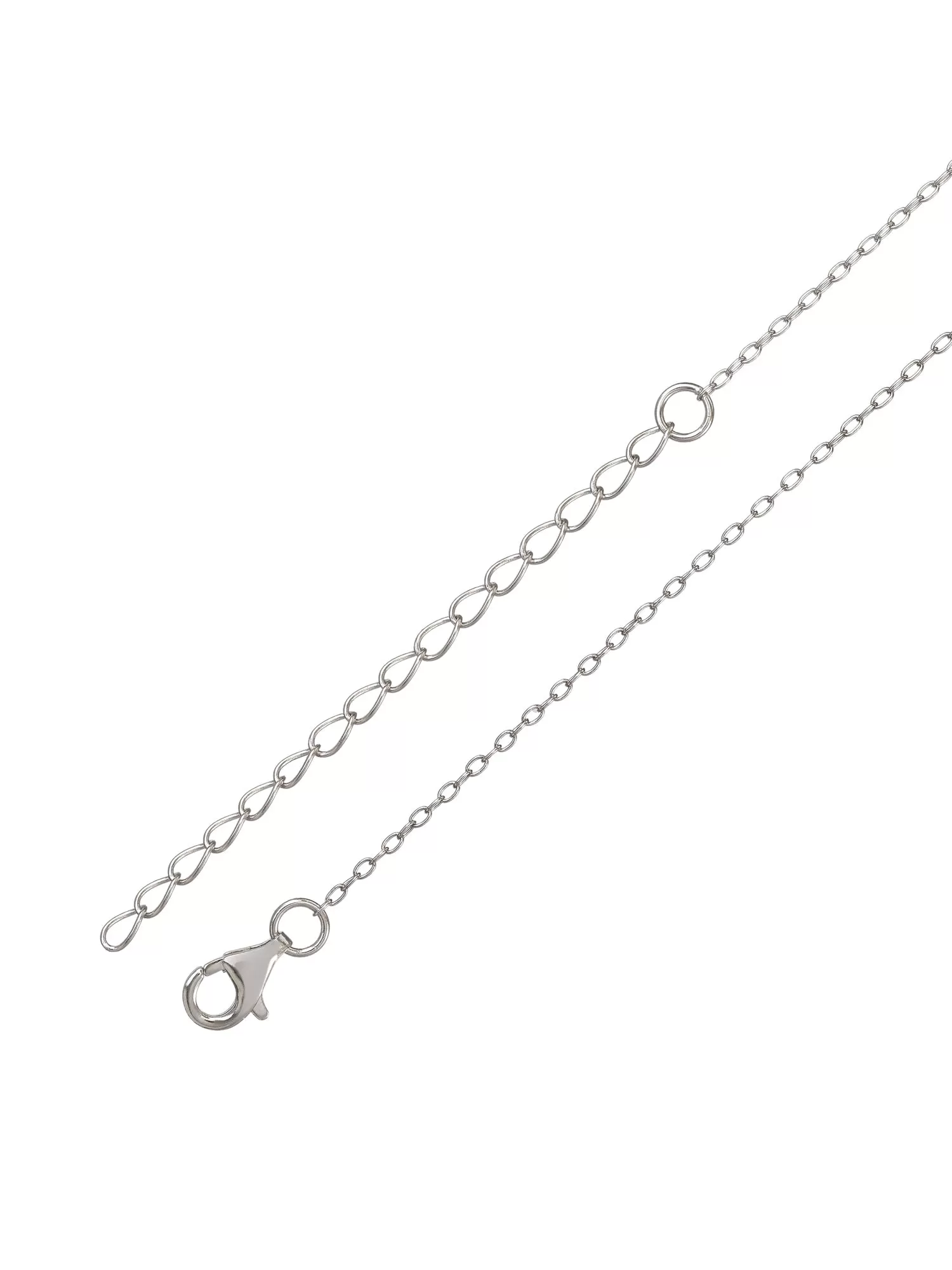 AAA American Diamond Y Shape Necklace In 925 Silver