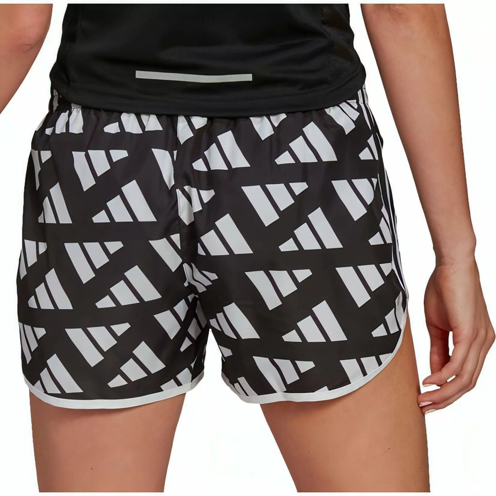 adidas 3 Inch Marathon 20 Womens Running Shorts - Black