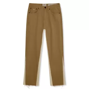 Amicci Axel Contrast Panel Jeans Tan