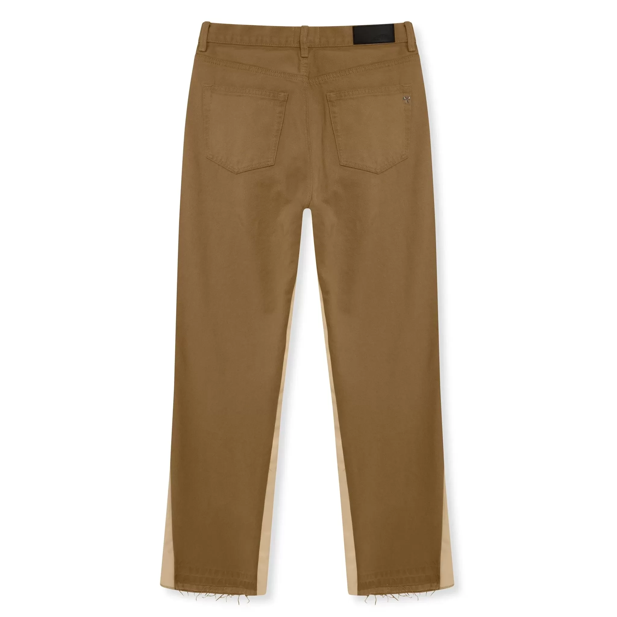 Amicci Axel Contrast Panel Jeans Tan