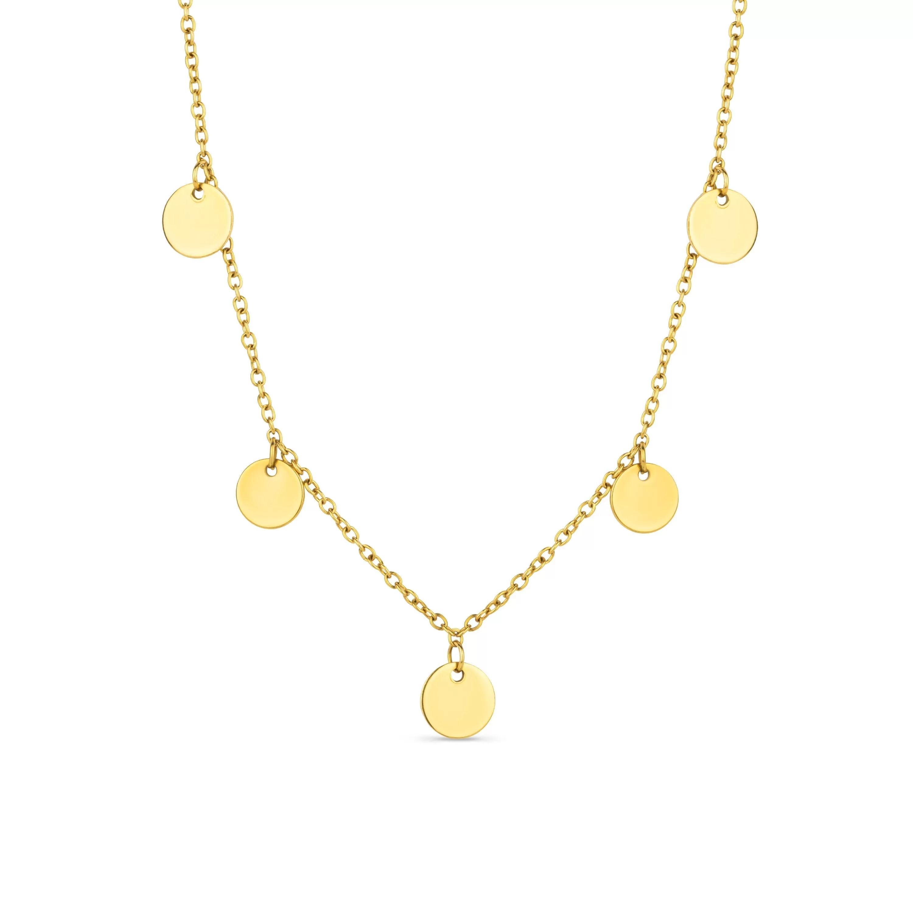 Arvo Mini Disc Necklace - Gold by Arvo