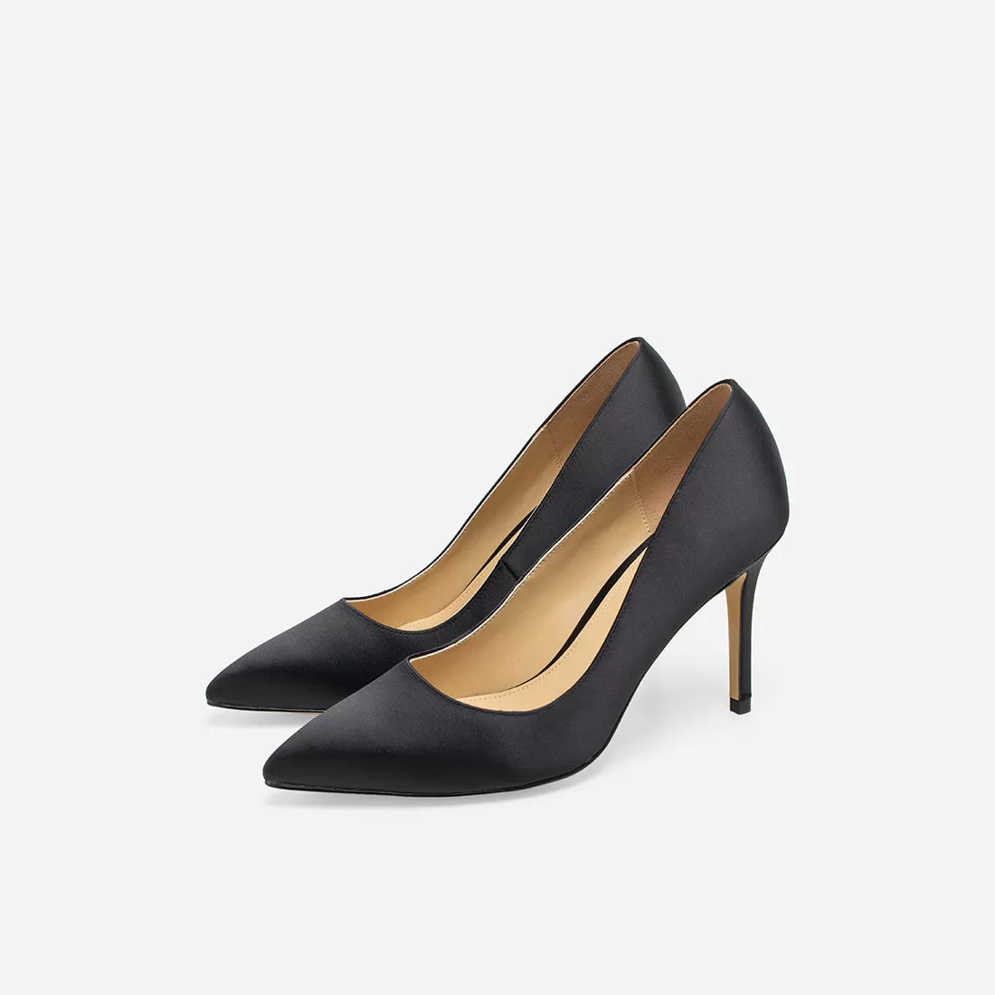 Athena Satin Pumps