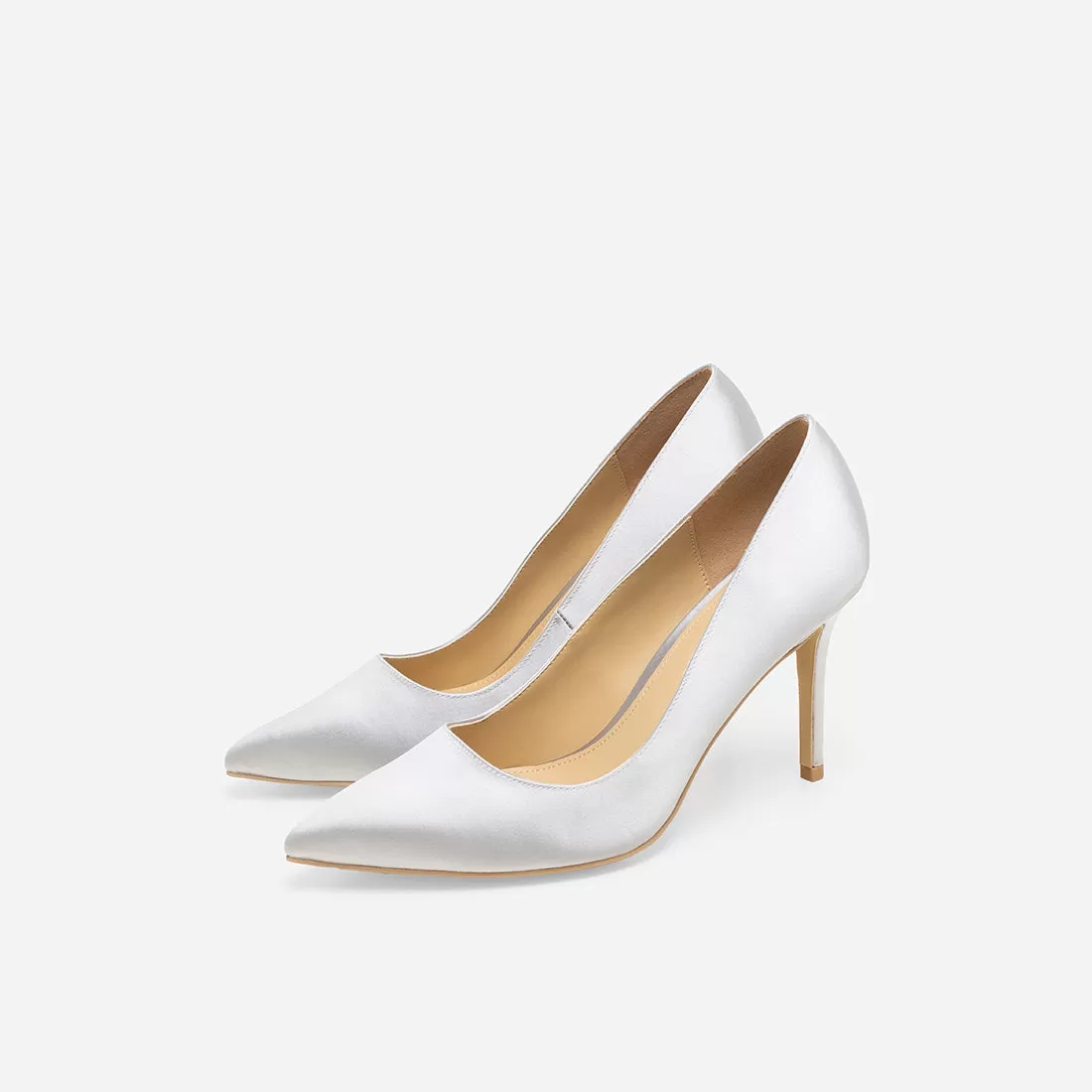 Athena Satin Pumps