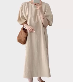 Aubrey Puff Sleeves Dress