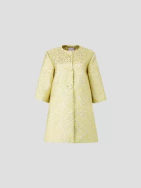 Audrey Coat in Confetti Jacquard