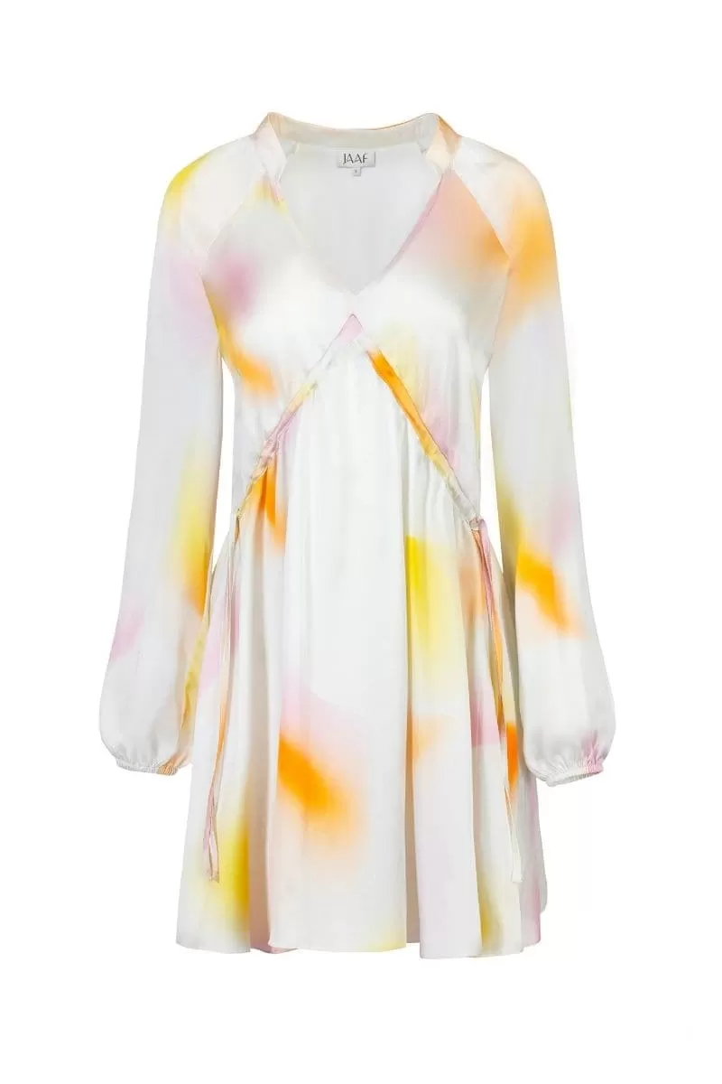 AURA LIGHT SILK MINI DRESS