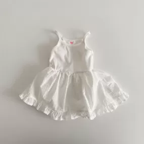 Baby Kid Girls Solid Color Dresses Wholesale 24030112