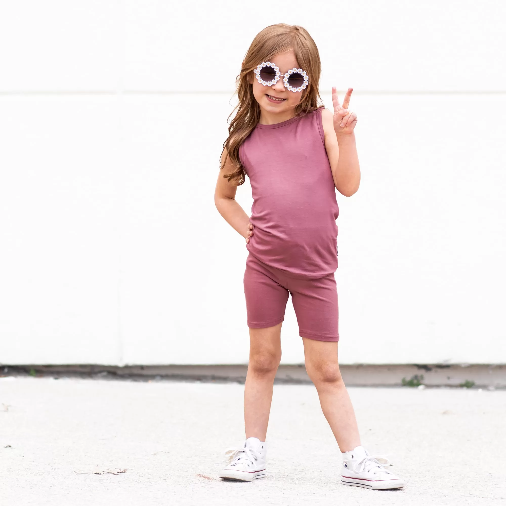 BAMBOO BASIC TANK- Mauve