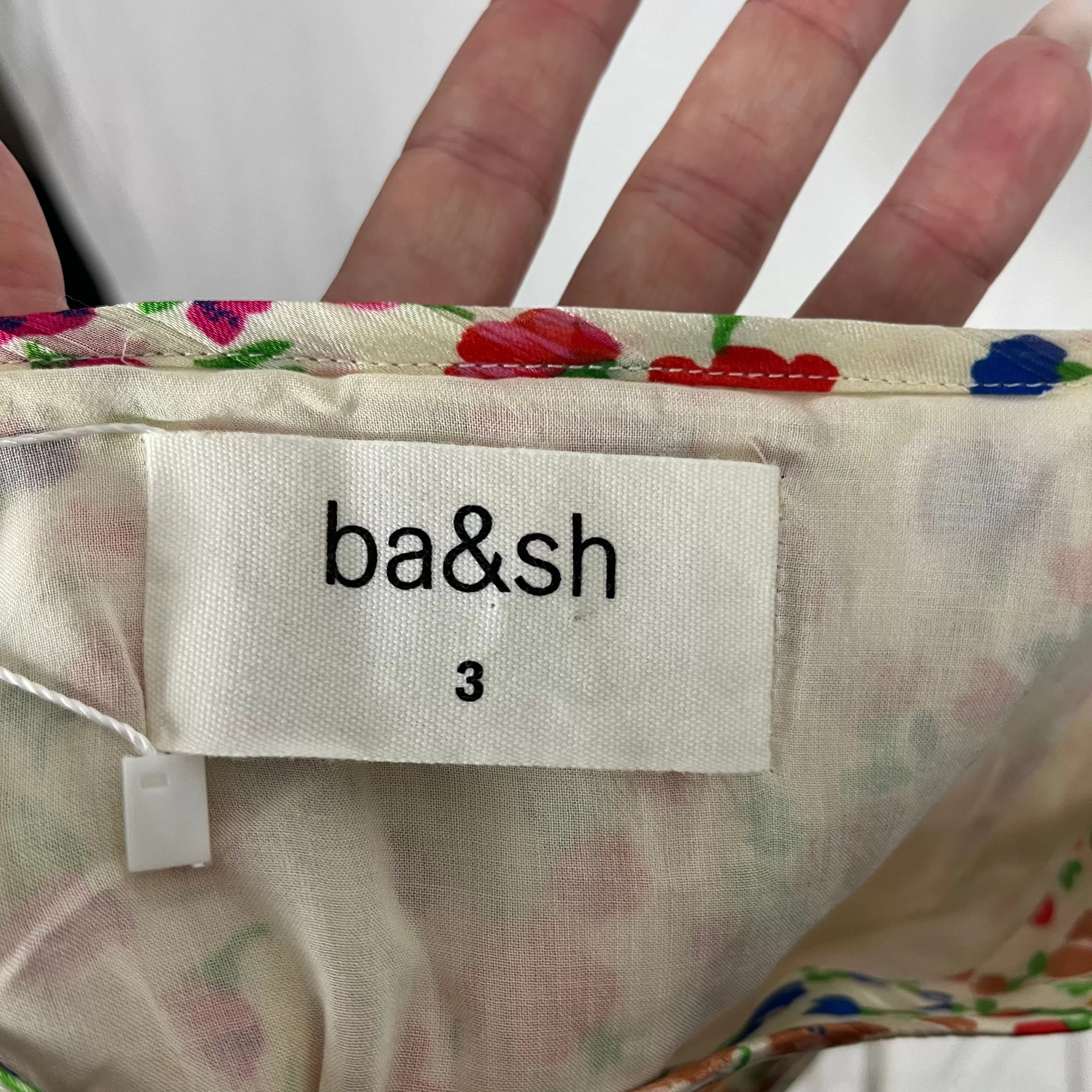 Ba&Sh Multi Coloured Floral Dress L