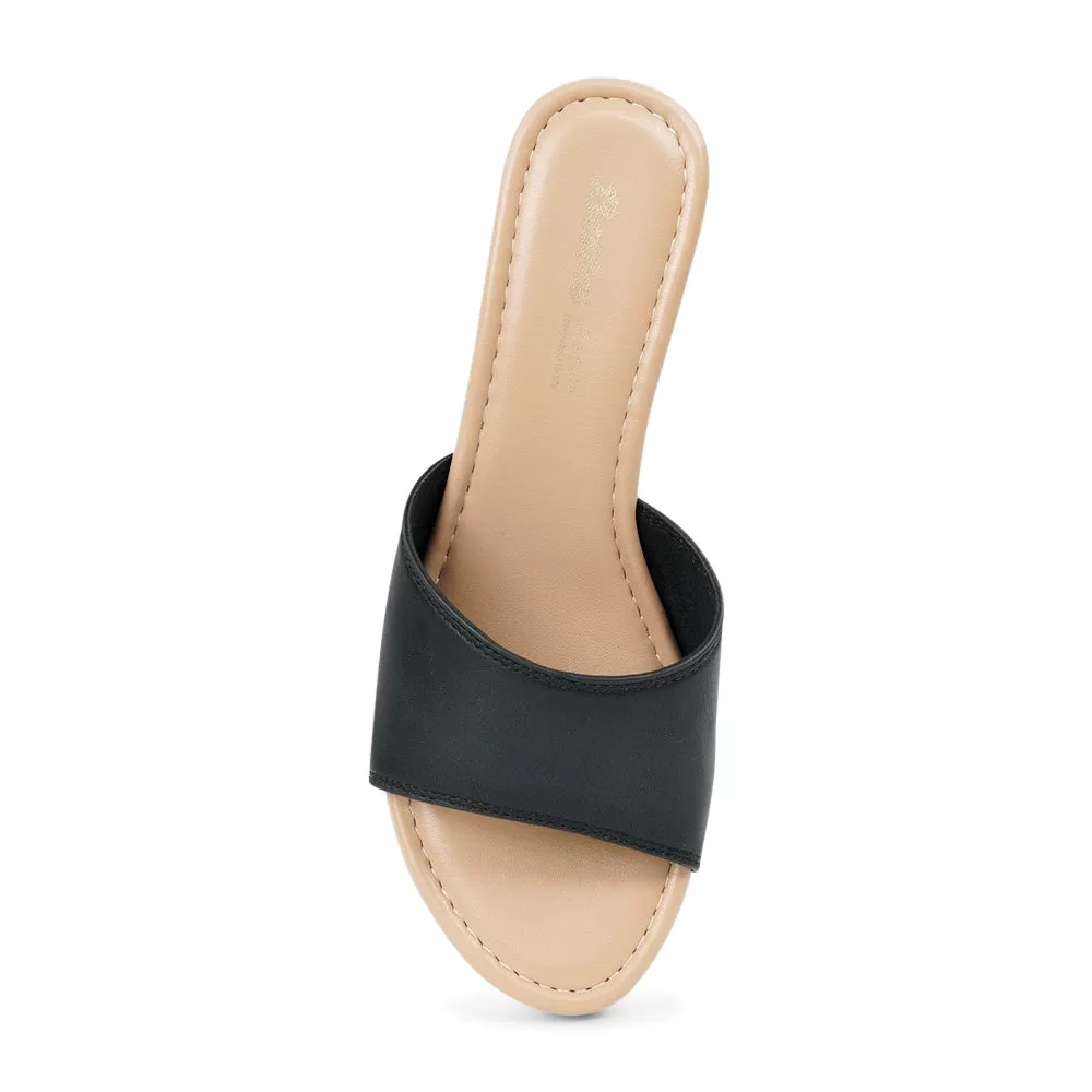 Bata ZEPHYR Low-Wedge Slip-On Sandal