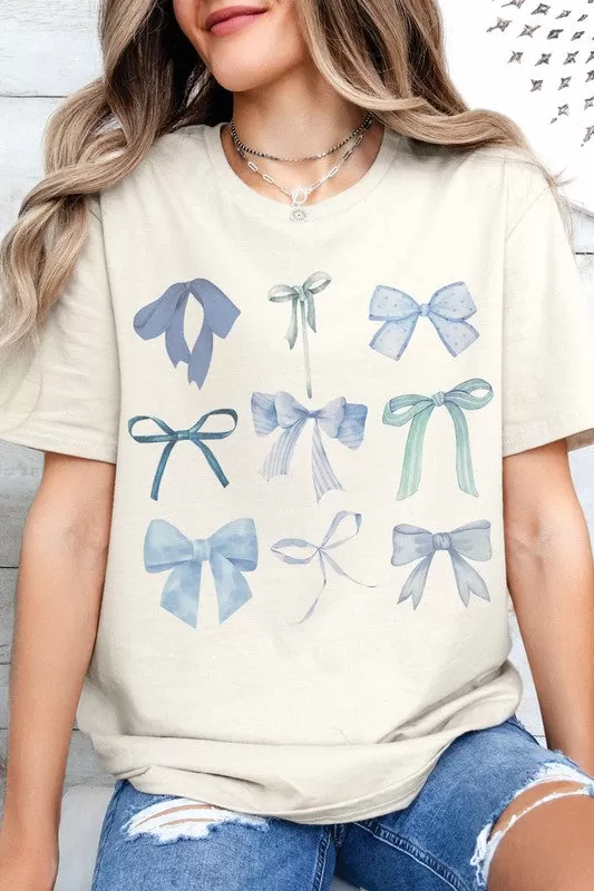 BLUE BOWS Graphic Tee