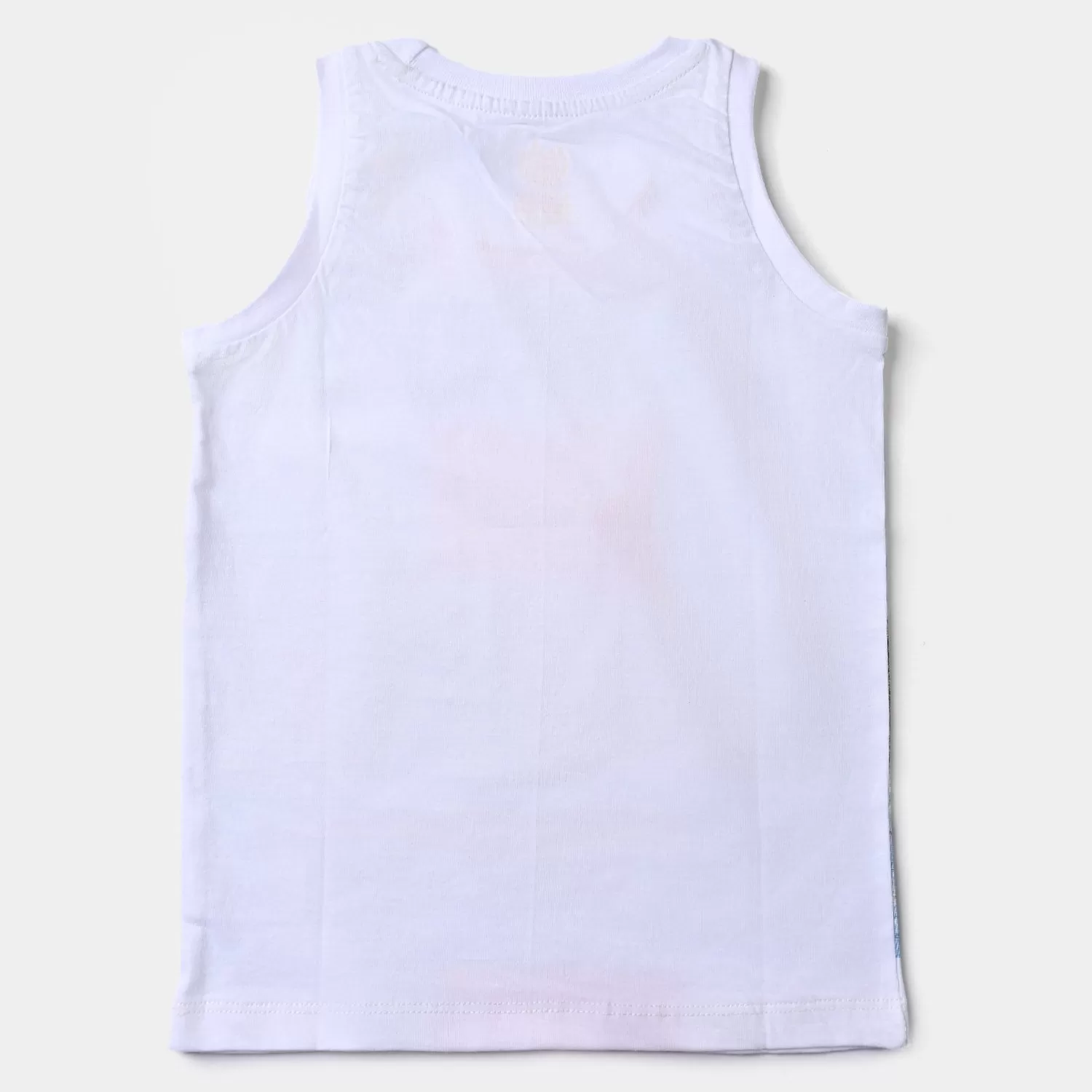 Boys Cotton Jersey Sando Always-White