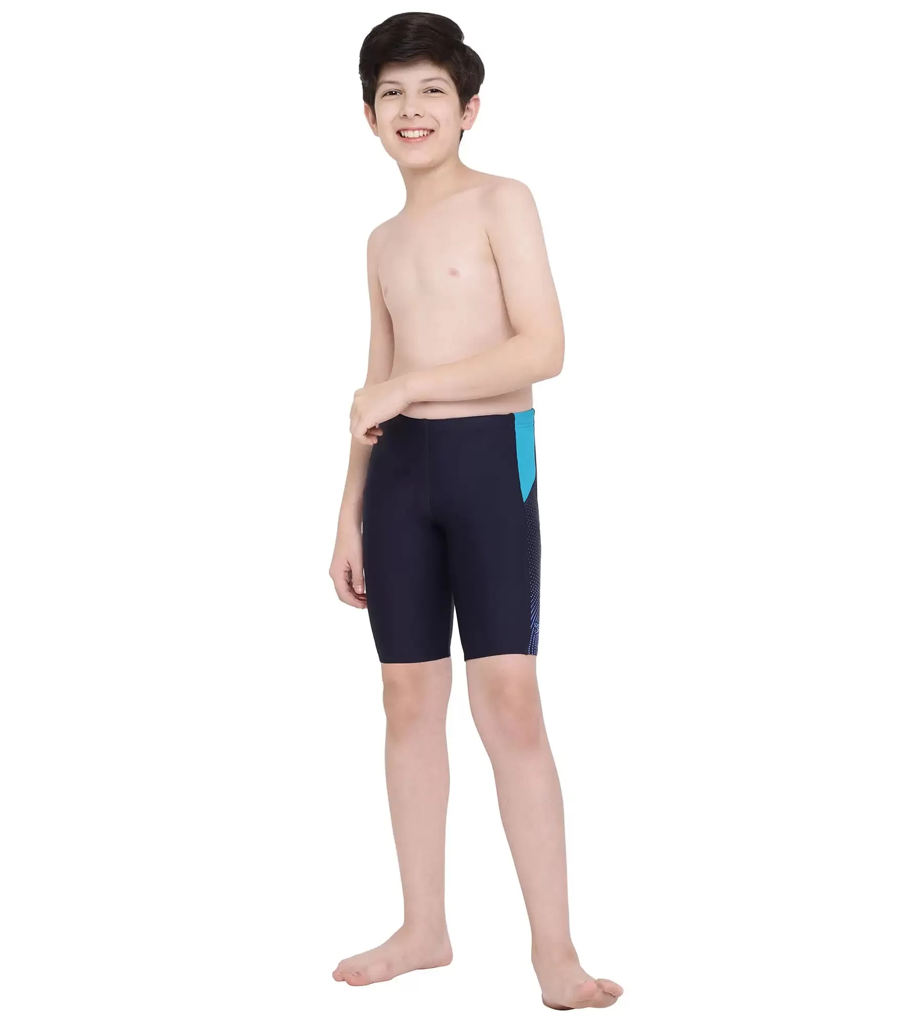 Boy's Endurance Dive Jammer - True Navy  &  Aquarium