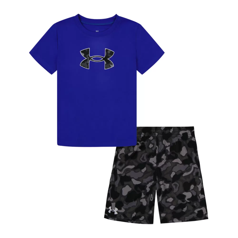 Boys' Under Armour Kids Printed Short Set