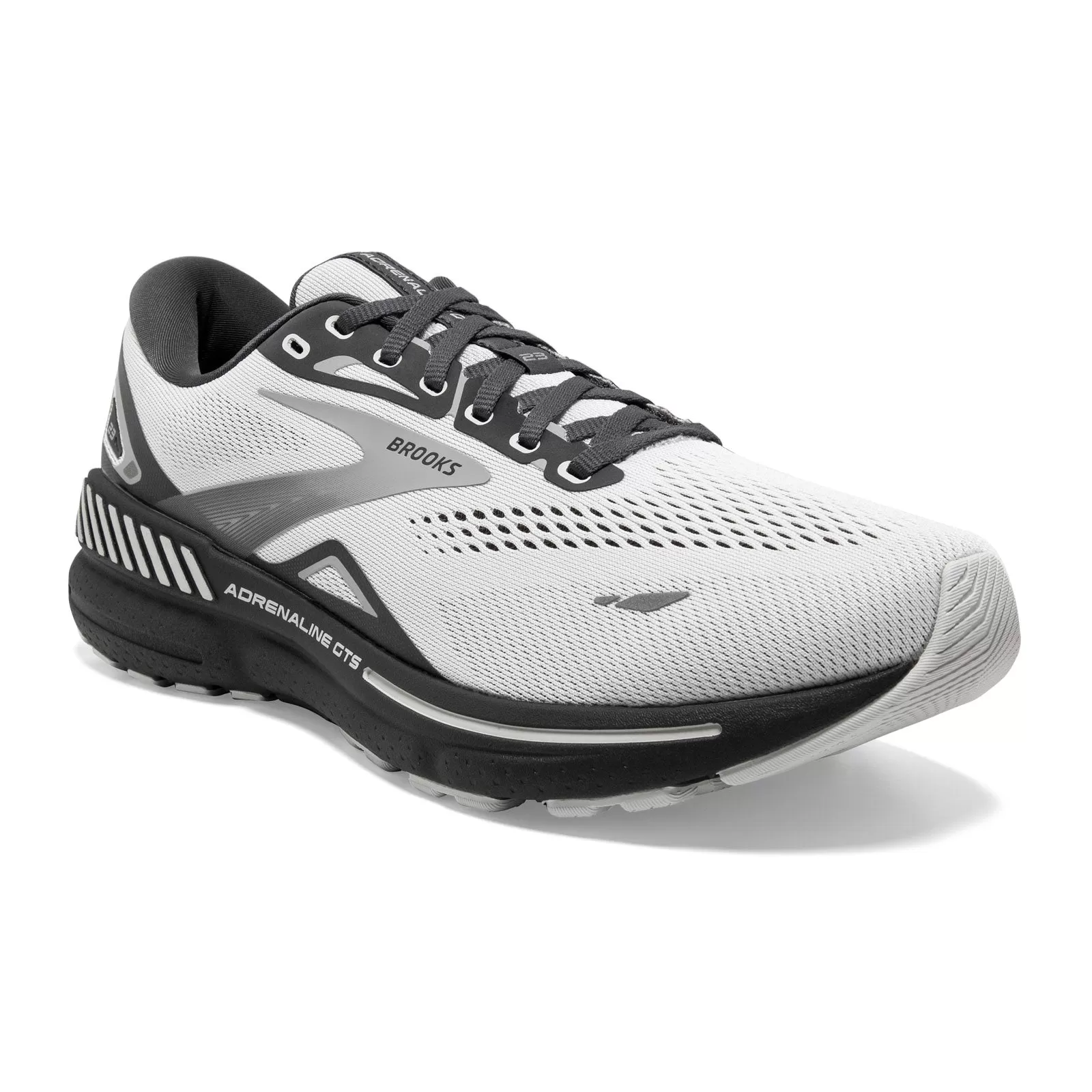 Brooks Adrenaline GTS 23 Running Shoe (Men) - Oyster/Ebony/Alloy