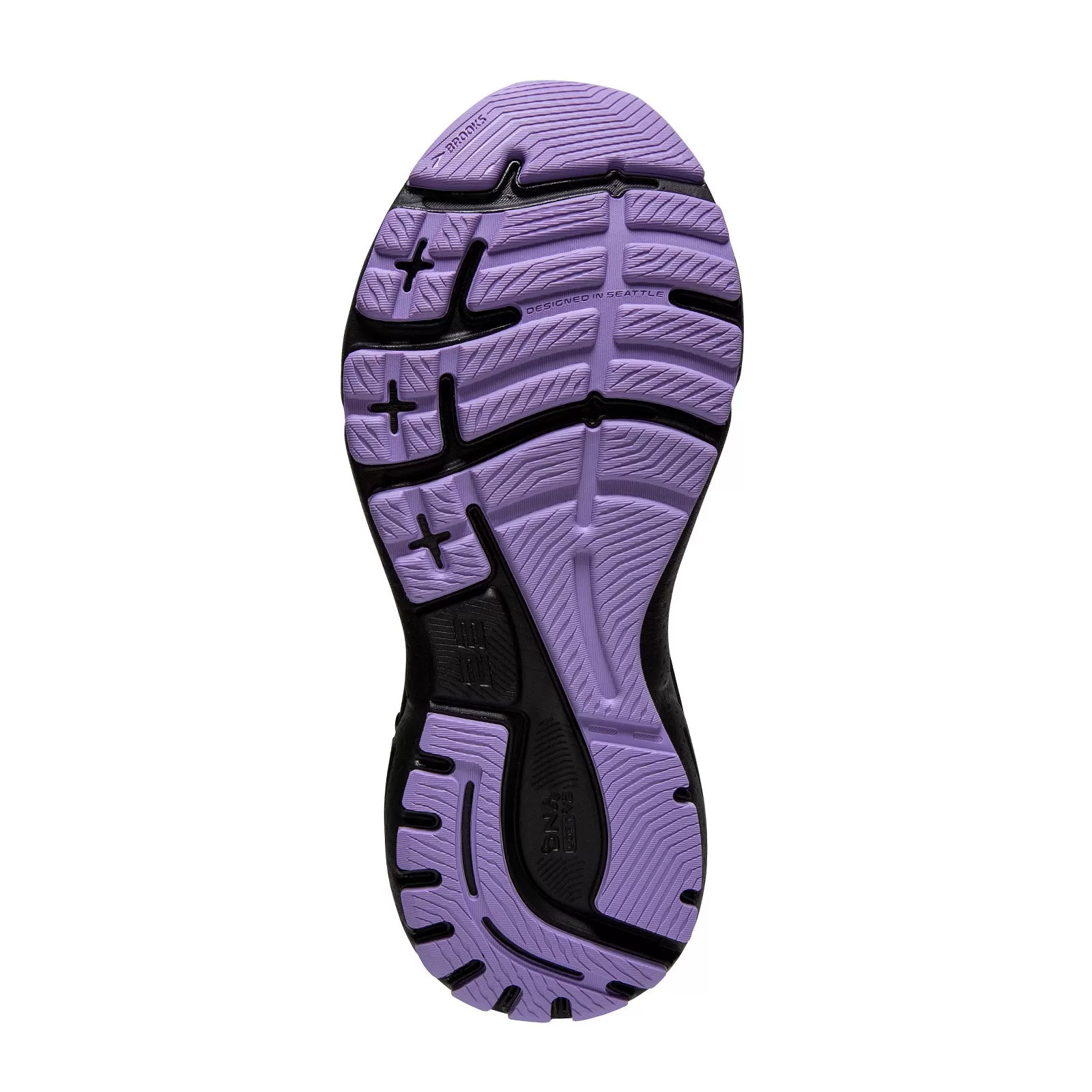 Brooks Adrenaline GTS 23 Running Shoe (Women) - Grey/Black/Purple