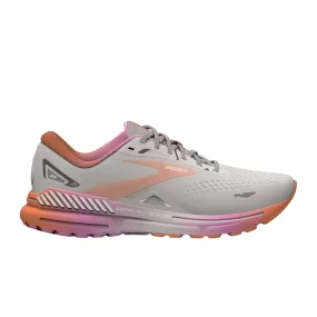 Brooks Adrenaline GTS 23 Running Shoe (Women) - White Sand/Sunset/Fuchsia