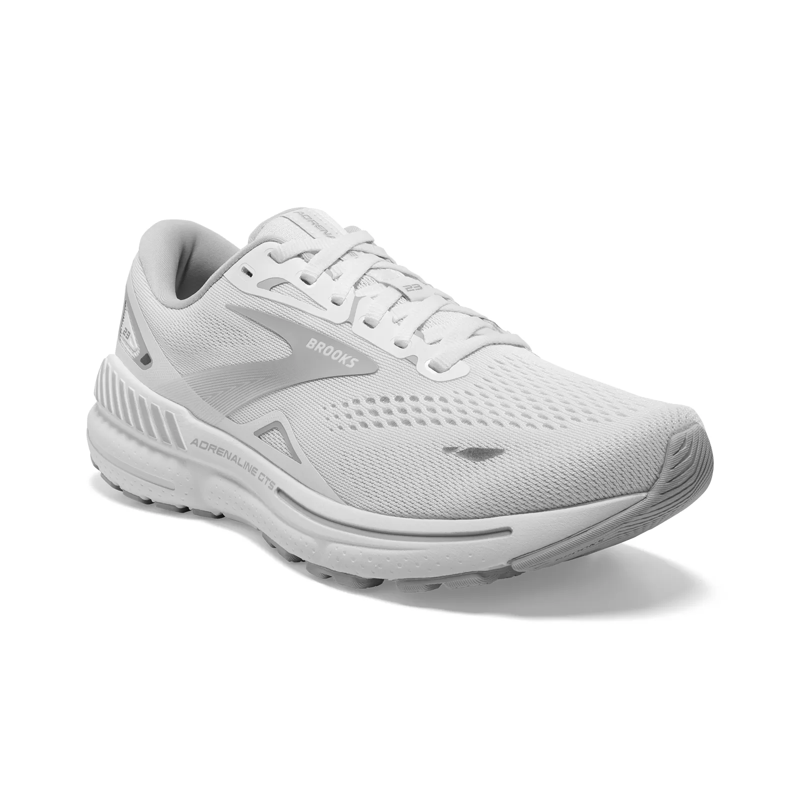 Brooks Adrenaline GTS 23 Running Shoe (Women) - White/Oyster/Silver