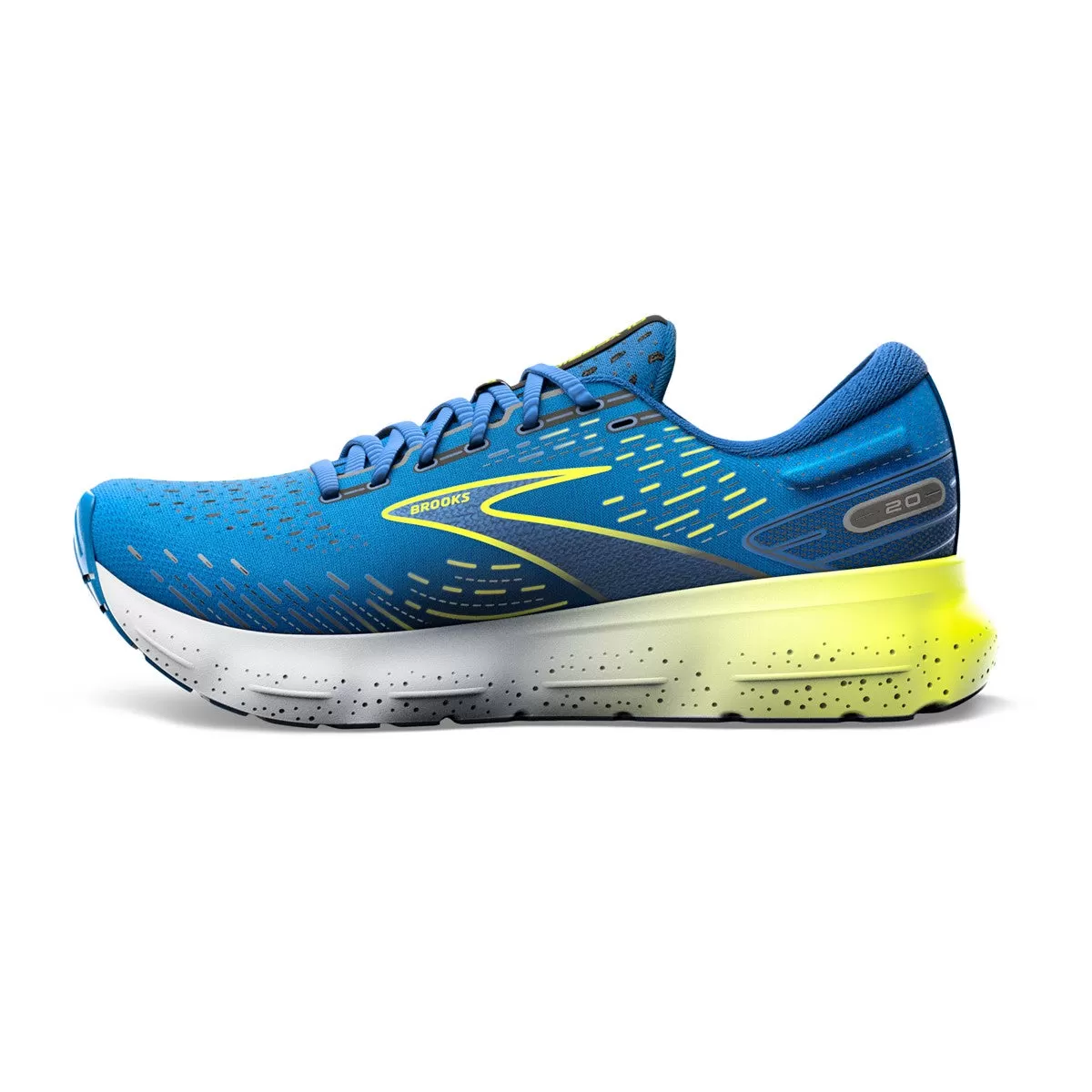 Brooks Glycerin 20 (Mens) - Blue/Nightlife/White