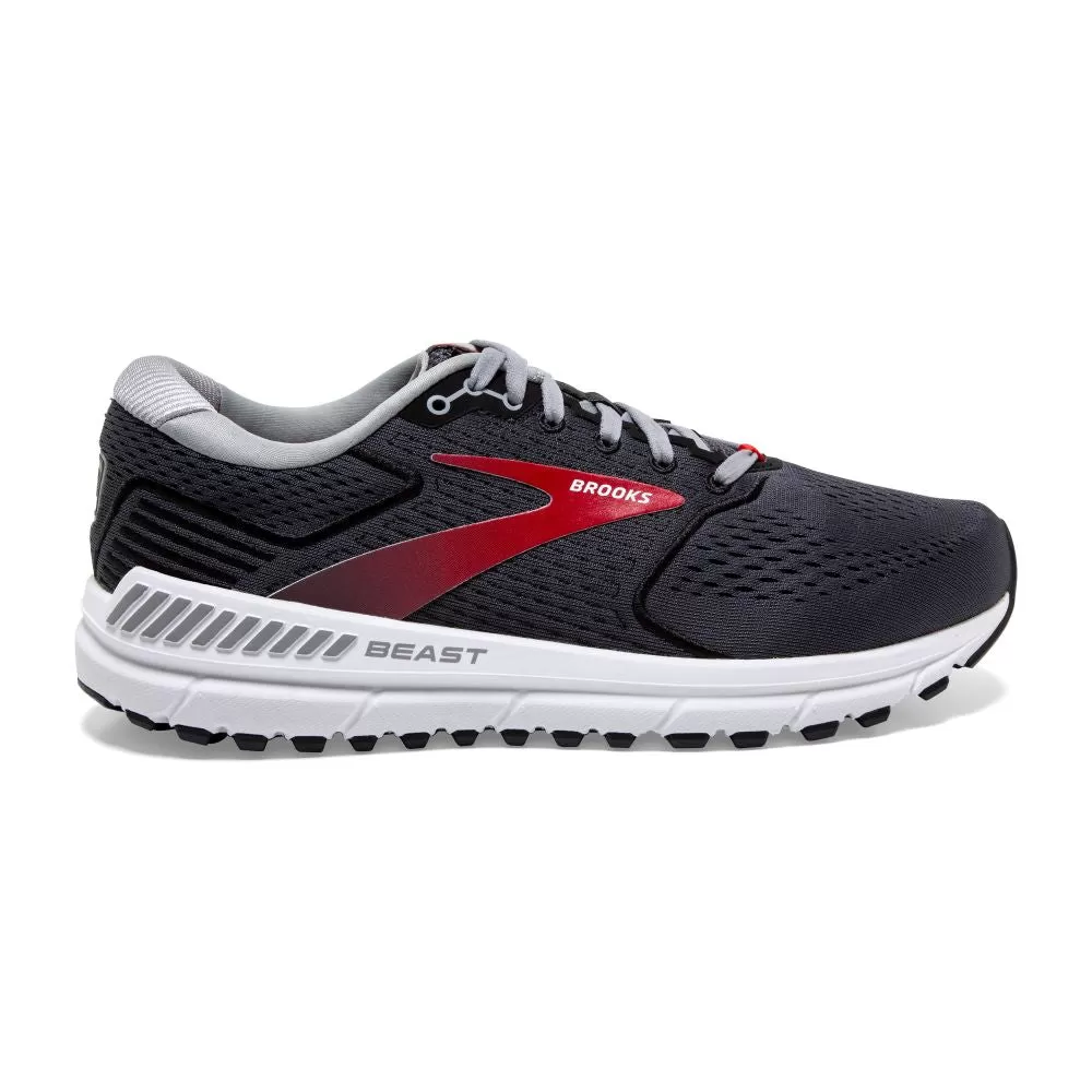 'Brooks' Men's Beast 20 - Pearl / Black / Red