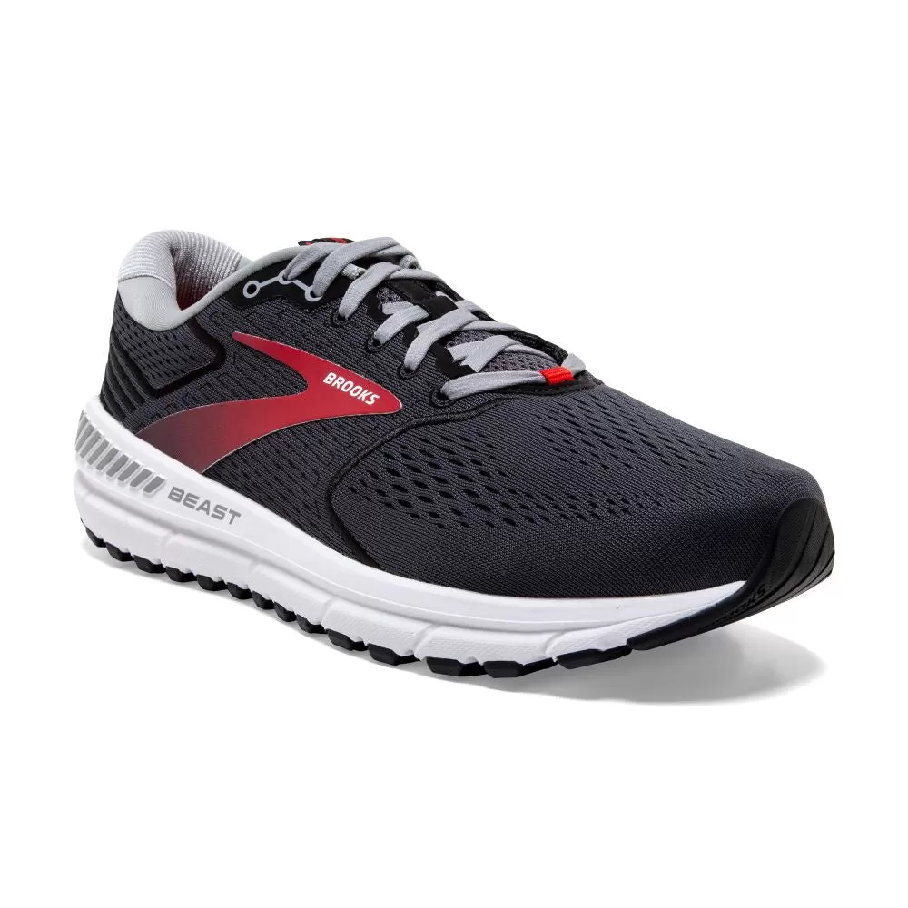 'Brooks' Men's Beast 20 - Pearl / Black / Red