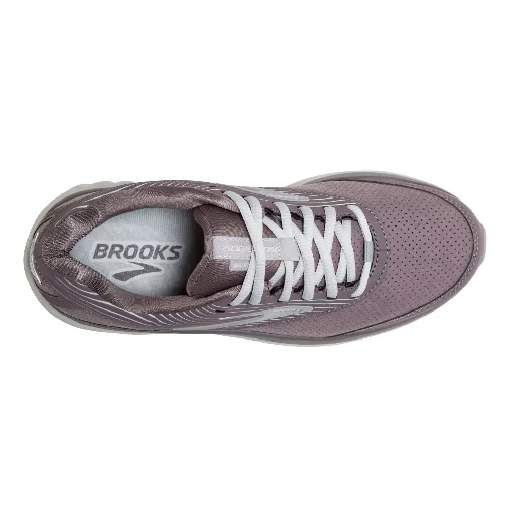 'Brooks' Women's Addiction Walker Suede - Shark / Alloy / Oyster