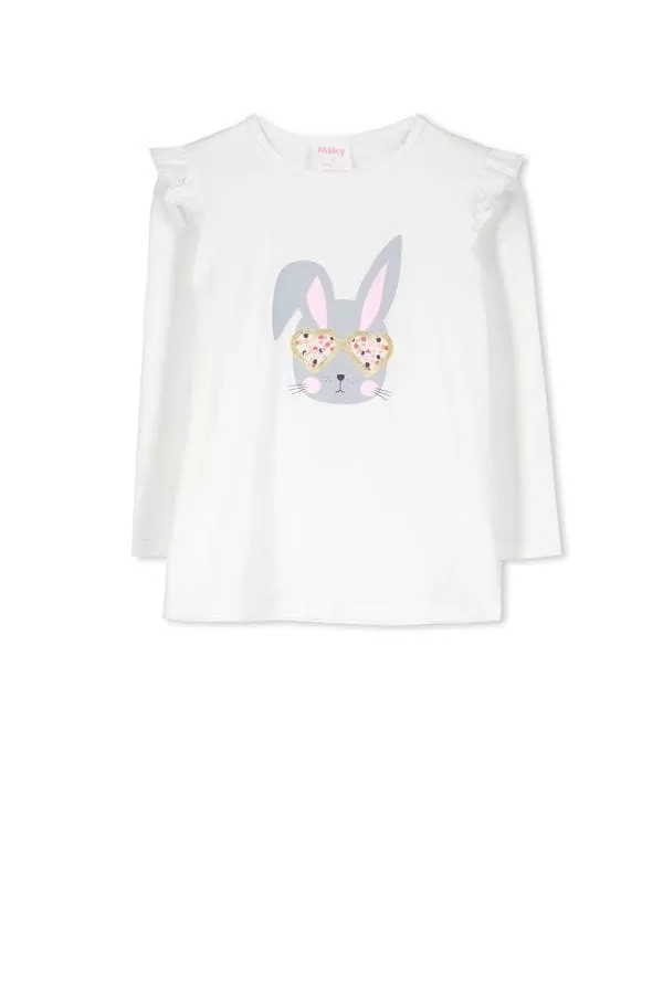 Bunny Tee (Milky Baby)