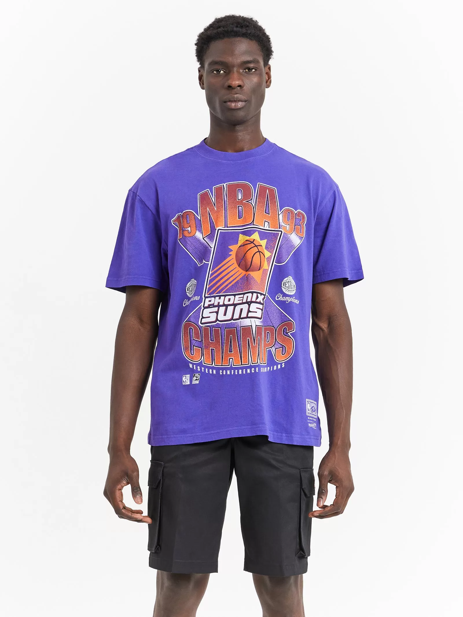 Bust Out NBA Champs Phoenix Suns T-Shirt in Regal Purple