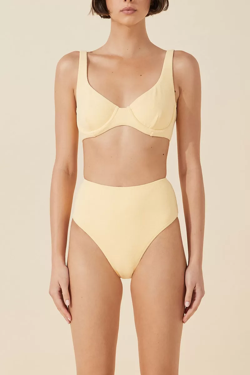 Butter Towelling Waisted Brief