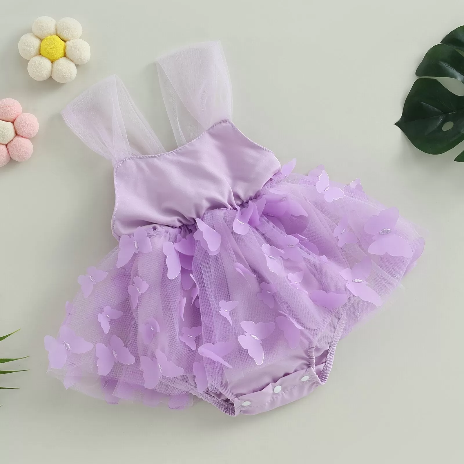 Butterfly Tulle Romper