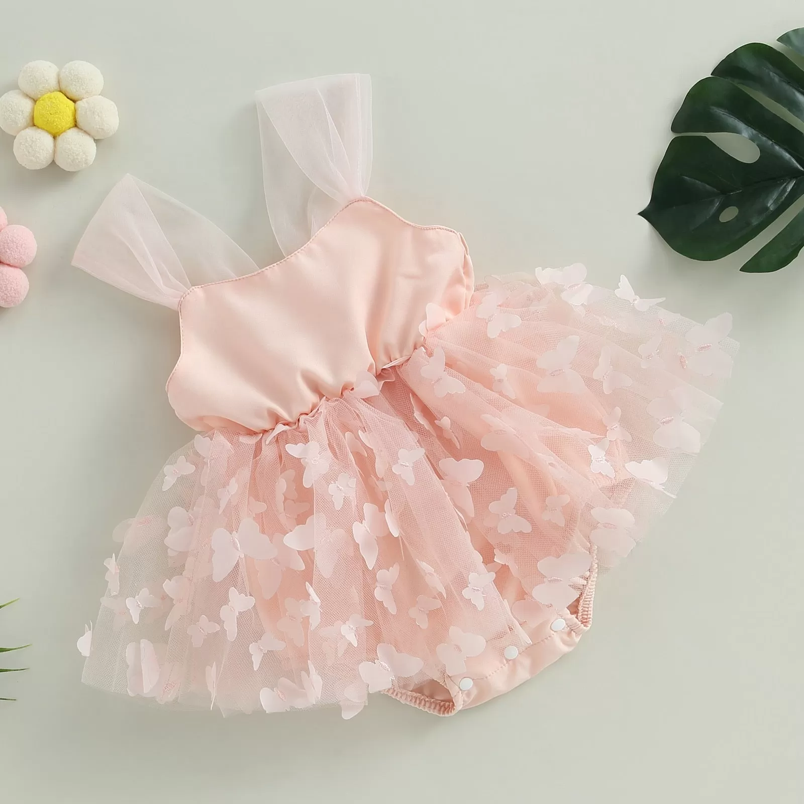 Butterfly Tulle Romper