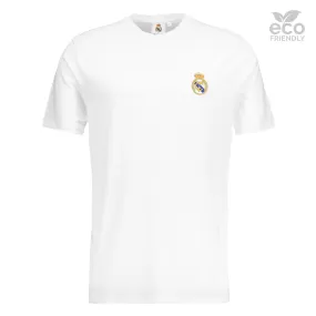 Camiseta Blanca Hombre ECO Essentials Real Madrid Escudo Color