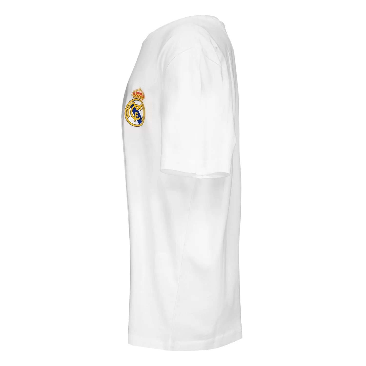 Camiseta Niños ECO Essentials Real Madrid Escudo Color Blanca