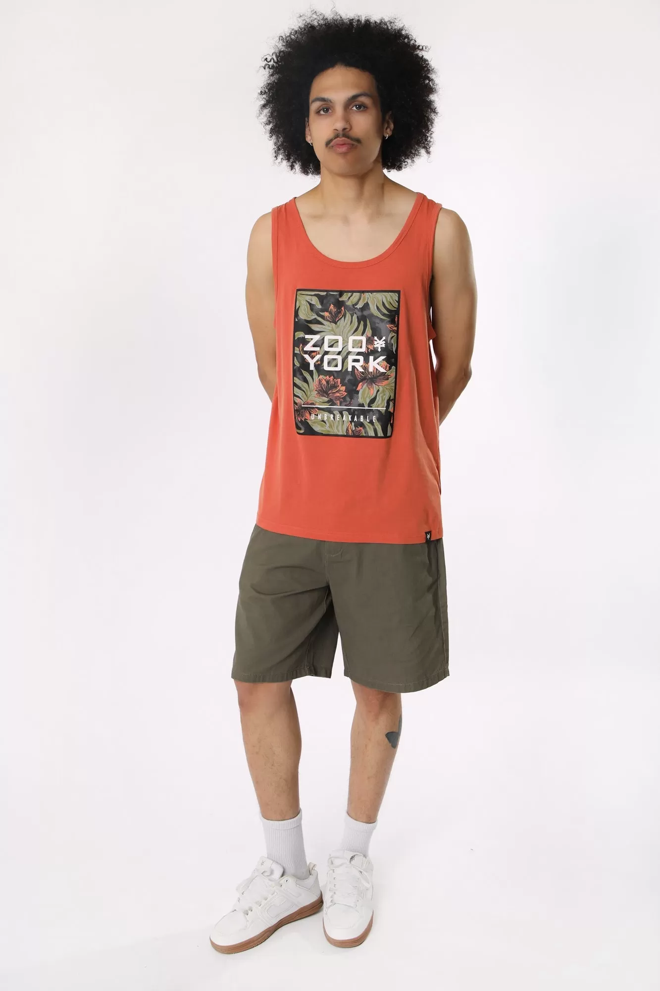 Camisole Imprimée Logo Tropical Zoo York Homme