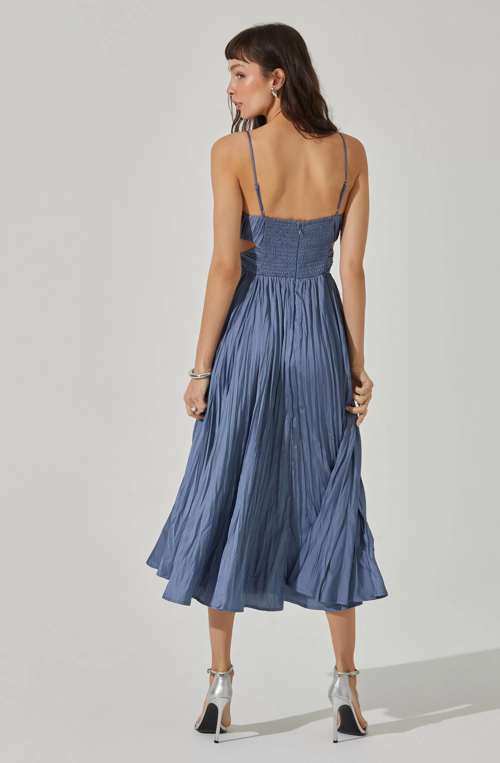 Capitola Pleated Midi Dress