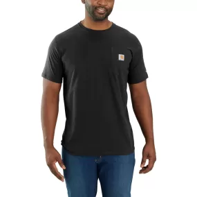 'Carhartt' Men's Force Relaxed Fit Midweight Pocket Tee - Black