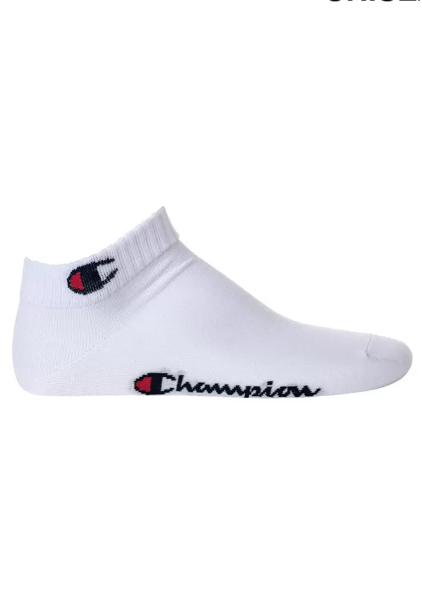 Champion unisex socks Quarter Socks 3 pairs 10100386 U34576 WW001 white 