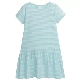 Chanel T-Shirt Dress - Aqua Stripe