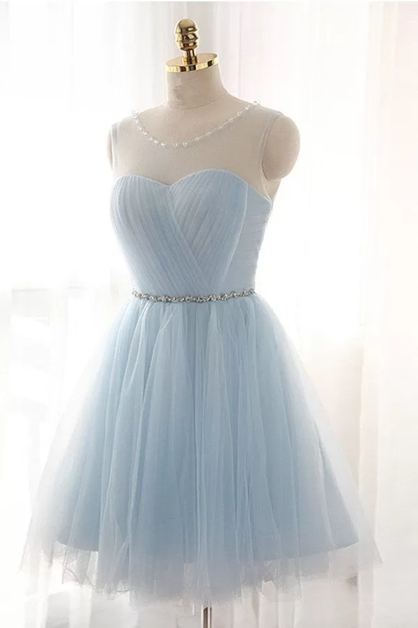 Charming Tulle Prom Dresses Short Graduation Dresses Homecoming Dresses