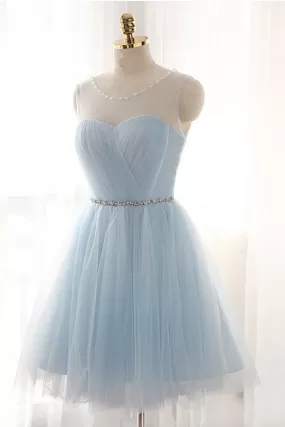 Charming Tulle Prom Dresses Short Graduation Dresses Homecoming Dresses