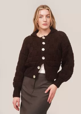 Chocolate Ziggy Cardigan