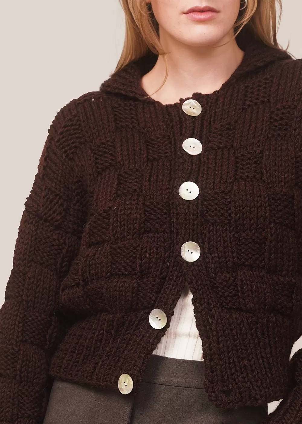 Chocolate Ziggy Cardigan