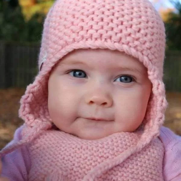 Chunky Knit Baby Hat