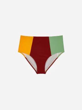 Colour Block Terry Bikini Bottom