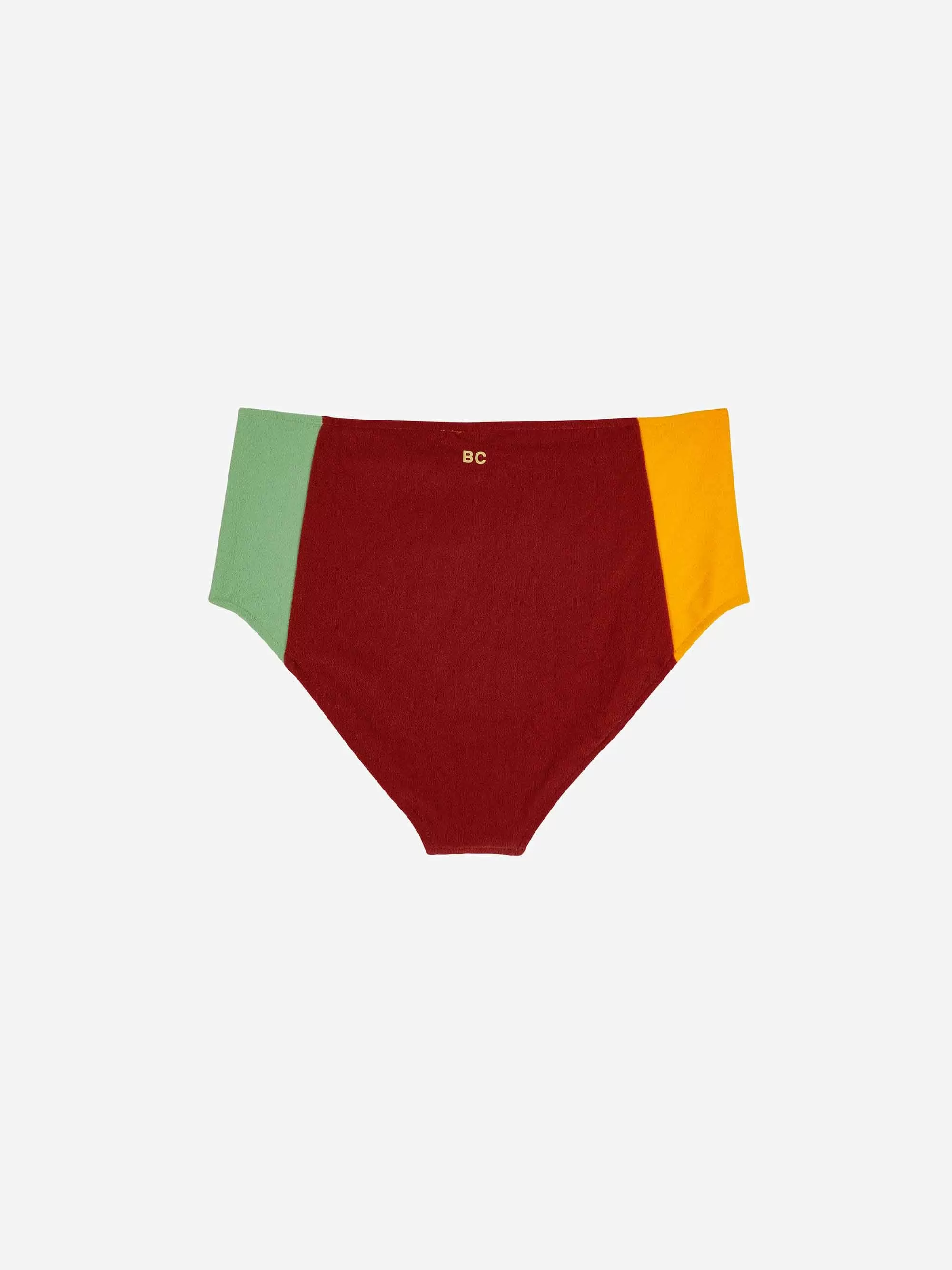 Colour Block Terry Bikini Bottom