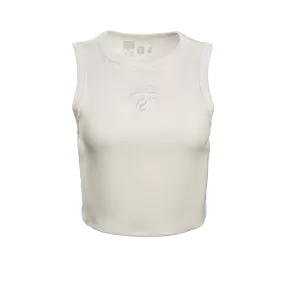 Court Culture Embroidered Logo Ivory Tank