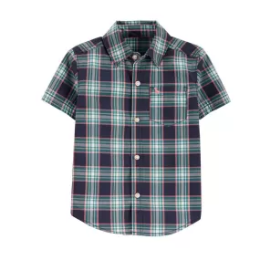 CRT Green Black Check Lining Shirt 6694