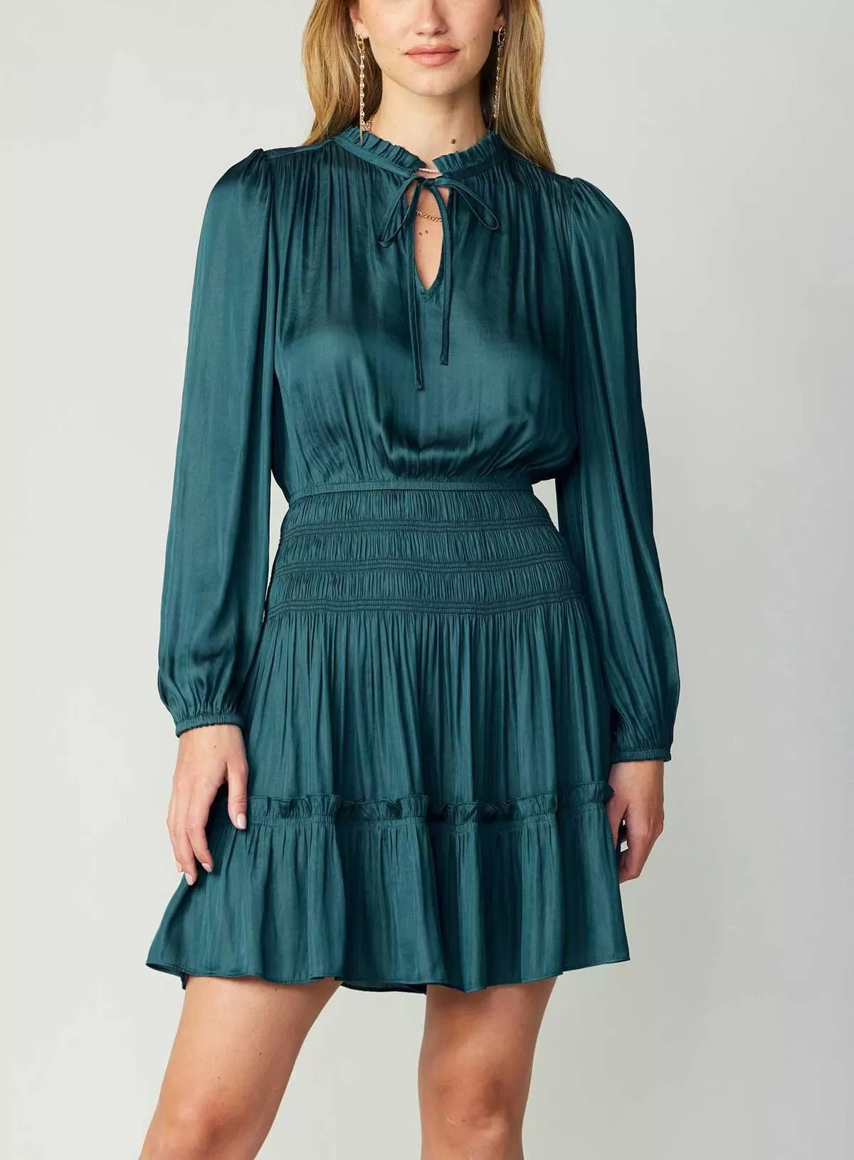 Current Air Smock Waist Mini Dress