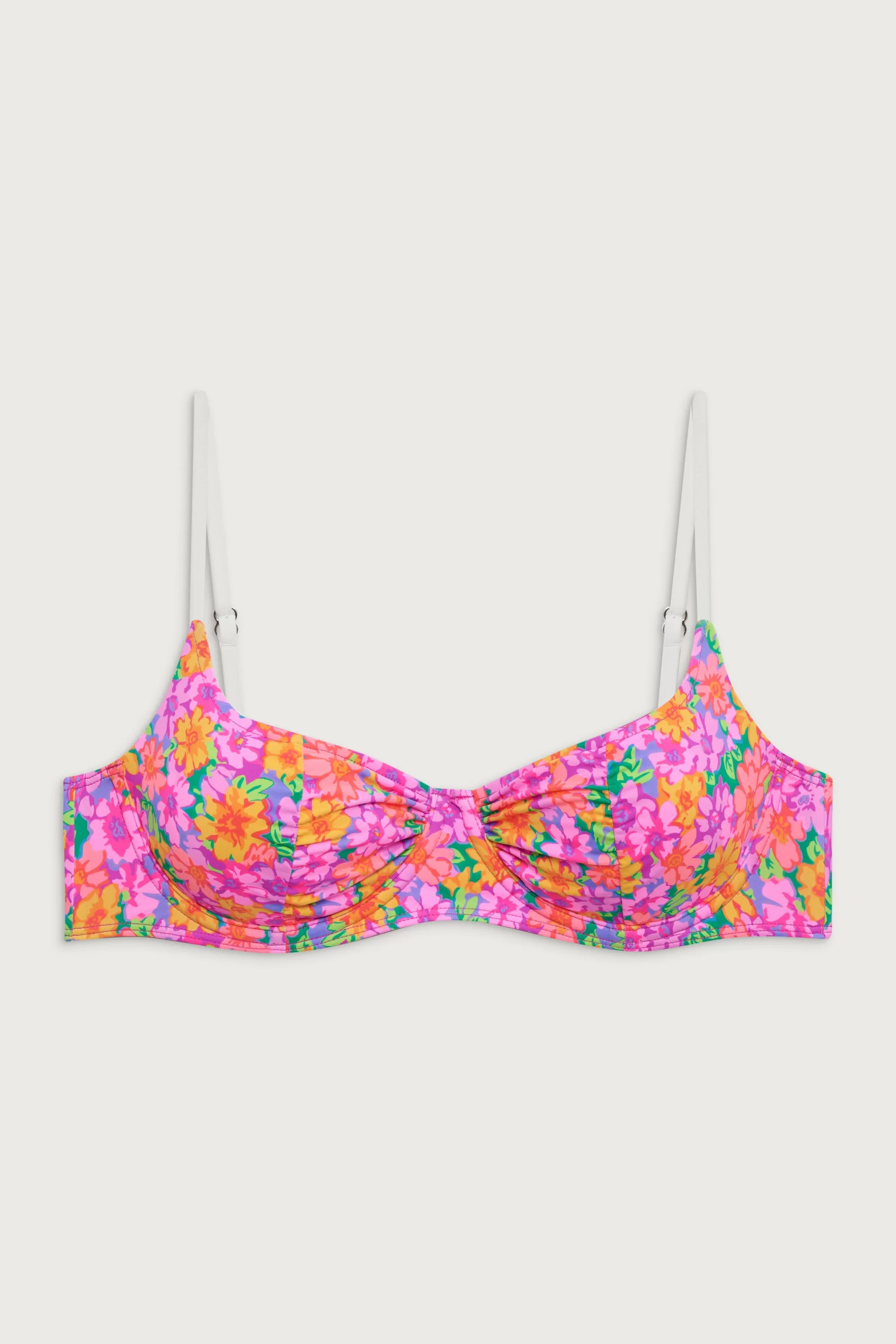 Dean Underwire Balconette Bikini Top - Daisy Pond